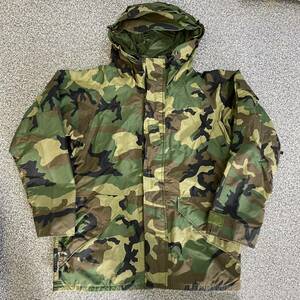 2000 year made the US armed forces US ARMY ECWCS GEN1 wood Land duck GORE-TEX Gore-Tex Parker Medium-Regular camouflage 90s military jacket 