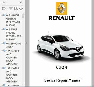 クリオ 4 ワークショップマニュアル 整備書 ボディー修理　CLIO IV