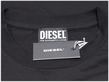 ♪ディーゼル - SALE♪ DIESEL L size デザイン長袖Tシャツ 黒_画像8