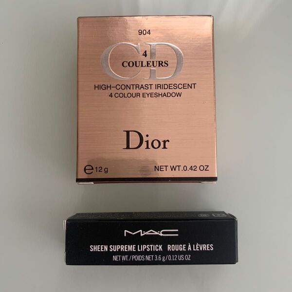 豪華2点セット Diorアイシャドウ　MAC リップスティック　口紅