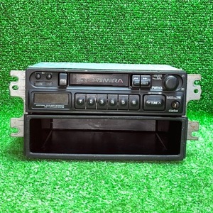 ダイハツ　ミラ　カセットプレイヤー　テープ　PD-9475A　ハーネス　小物入れ　金具付き　現状品