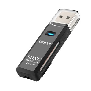 ☆彡 ＵＳＢ3.0カードリーダー マイクロSD TFカードメモリリーダー：黒 ☆彡 高速マルチカードライターアダプター あ