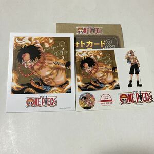 ONE PIECE ワンピース フォトカード&ステッカーコレクション 第1弾 エース