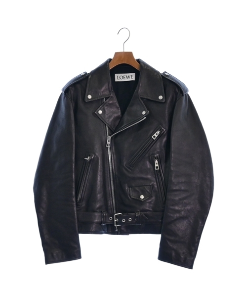 LOEWE レザージャケット ライダース キャメル 36 S ラムレザー