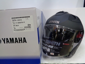 新品★YAMAHA ヤマハ YJ-17 ZENITH-P ゼニス ジェットヘルメット ラバートーンブラック XLサイズ(60-61cm)★未使用