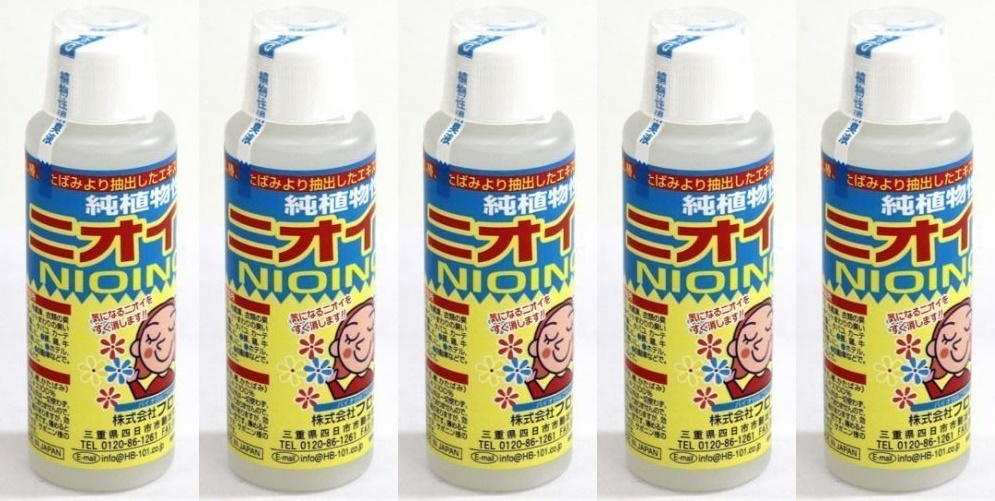 ニオイノンノ 100cc 5本セット フローラ 植物性消臭液 ⑤ | JChere雅虎