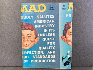 即決 ! クリックポスト可! 72'【 マッドマガジン 】MAD MAGAZINE 雑誌 本 アルフレッド E ニューマン コミック VG-A-21