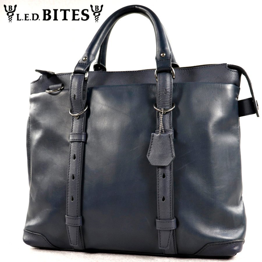 L.E.D.BITESエルイーディーバイツ新品メンズ象革レザー長財布 サンプル