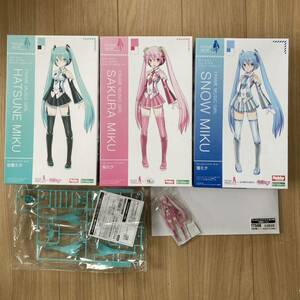 フレームミュージック・ガール　初音ミク　桜ミク　雪ミク　特典付き　3点セット