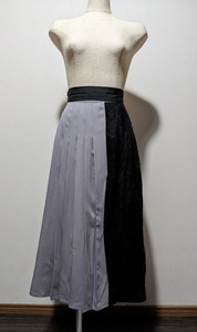  recycle goods axes femme(ak She's farm ) pleated skirt M size 