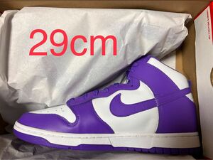 NIKE WMNS DUNK HIGH CHAMPIONSHIP COURT PURPLE 29cm ダンク ハイ