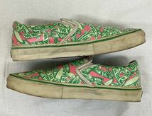 バンズ VANS マークジェイコブス MARC JACOBS スリッポン SLIP ON OFF THE WALL レザー サイズ27.0 [l-0567]_画像6