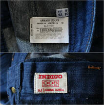 ●ARMANI JEANS アルマーニジーンズ●デニムパンツ　クロップド　裾ボタン　サイズ38(S-M)　ローウエスト　きれいめ_画像4