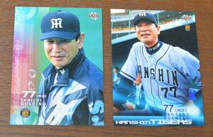 2002年　星野仙一監督　プロ野球　2枚セット　トレーディングカード　美品