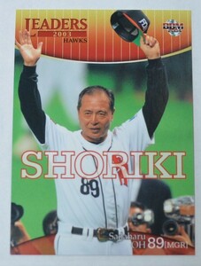 2003年　王貞治監督　プロ野球　トレーディングカード　美品