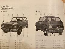 超希少　スズキ　フロンテ　LC10W 取扱説明書　配線図付き　旧車　当時物_画像4