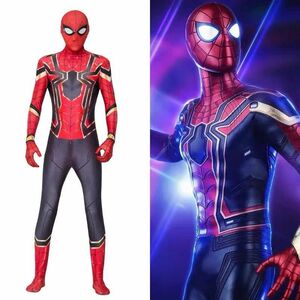 大人用 スパイダーマン ハロウィン コスチューム コスプレ 仮装 男女 Lサイズ