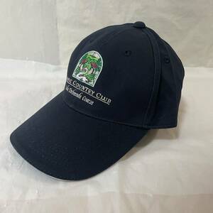 ●D099● OLYMPIC COUNTRY CLUB キャップ 帽子 紺 ネイビー 未使用 タグなし ゴルフ 内径33cm フリーサイズ