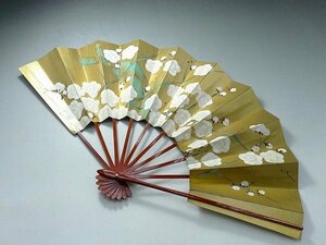 ^60SK2472^. side ..... old . fan Mai fan kimono small articles Kyoto *. side ...