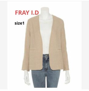 値上げ予定 特価 新品★FRAY I.D フレイアイディー ウールリネンルーズジャケット