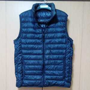  Uniqlo Ultra light down vest men's XL navy 