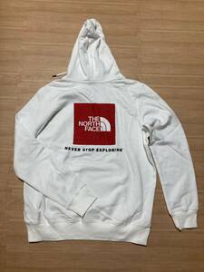 THE NORTH FACE ノースフェイス Box Logo Never Stop Exploring Hoodie スウェットパーカー ■ USA購入 ■ Lサイズ