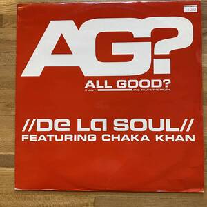 レコード ☆★ 中古 デ・ラ・ソウル All Good ※他１枚での出品のレコードとのみ４枚まで同梱可 De La Soul Featuring Chaka Khan