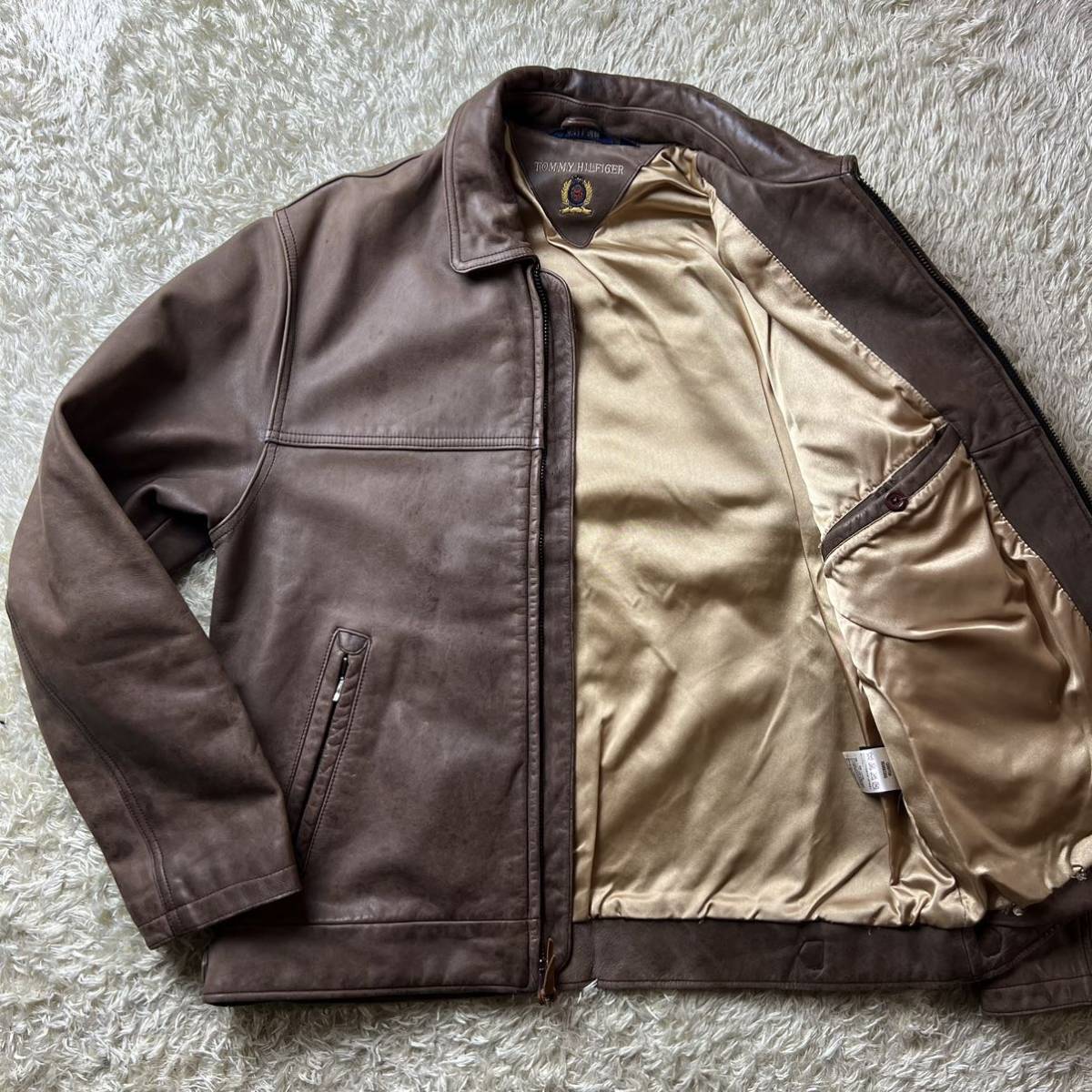 ヤフオク! -トミーヒルフィガー レザージャケットの中古品・新品・未 ...