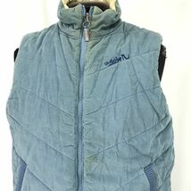 QUIKSILVER★中綿入りベスト/リバーシブル/コーデュロイ【Mens size -M/Blue/青】肩ヨーク/Coats/Jackets/Jumpers◆BH216_画像9
