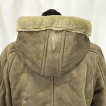 LOWRYS FARM★フェイクムートンジャケット/パーカー【Women's size-L/ベージュ/Beige】Coats/Jackets/Jumpers◆BH249_画像6