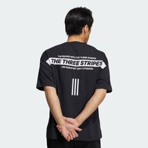 アディダス adidas 半袖Tシャツ WRD 黒 メンズ HD2486 ブラック 夏物 バックプリント 表記サイズM_画像2