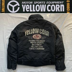 YeLLOW CORN イエローコーン プロテクター搭載ライディングジャケット YB-2311 BK/IV 3Lサイズ ナイロン ウインター 新品 正規 A50228-26