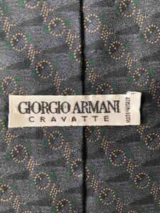 【GIORGIO ARMANI】美品ネクタイ　パターン柄