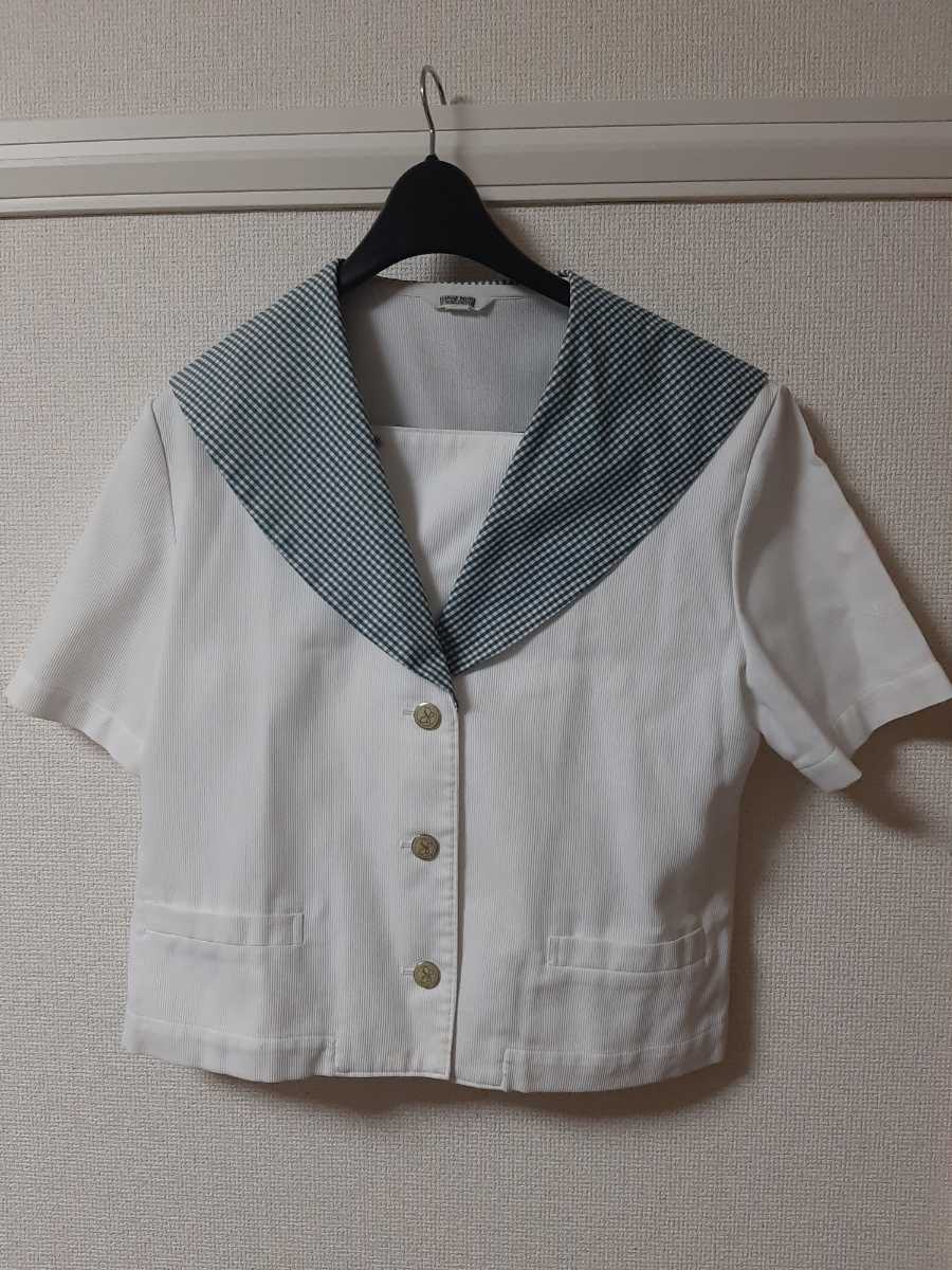 岡山県就実高校 女子制服 夏服上着 制服 HANAE MORI ハナエモリ 160A