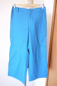 SONIA RYKIEL Sonia Rykiel лен / искусственный шелк брюки бирюзовый голубой 36 не использовался 