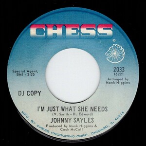 Johnny Sayles / I’m Just What She Needs ♪ Lilly Mae (Chess)