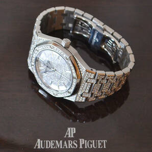 【Q495】AUDEMARS PIGUET/オーデマピゲ/Royal Oak フルダイヤ/シリアルNo.G84281-11403の画像3