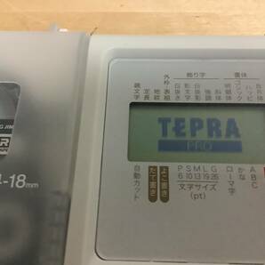 美品 KING JIM TEPRA PRO SR150 テプラ ラベルライター ホワイト 動作確認済み 取説 送料無料の画像4