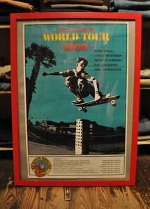 POWELL PERALTA WORLD TOUR 1990 パウエル ペラルタ ワールドツアー ポスター