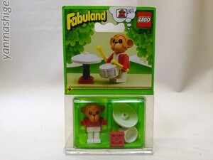 新品84年製 LEGO Fabuland 3713 ドラムスの猿のマイク Mike Monkey(Drummer) ファビュランド レゴ