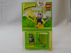 新品83年製 LEGO Fabuland 3709 大工の馬のヘンリー レアフィグ Henry Horse the Carpenter ファビュランド レゴ