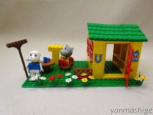 80sビンテージ LEGO Fabuland リサのお家セット「ひつじのリサ/青シャツ」＋「カバのハンナ/ネックレス」 ファビュランド レゴ