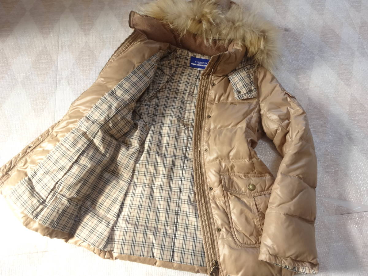 ヤフオク! -バーバリー ブルーレーベル ダウン 38の中古品・新品・未