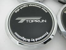 k7027 ブリヂストン TOPRUN アルミホイール用センターキャップ中古４個 31500415 31500410 31500400 BC-720_画像4