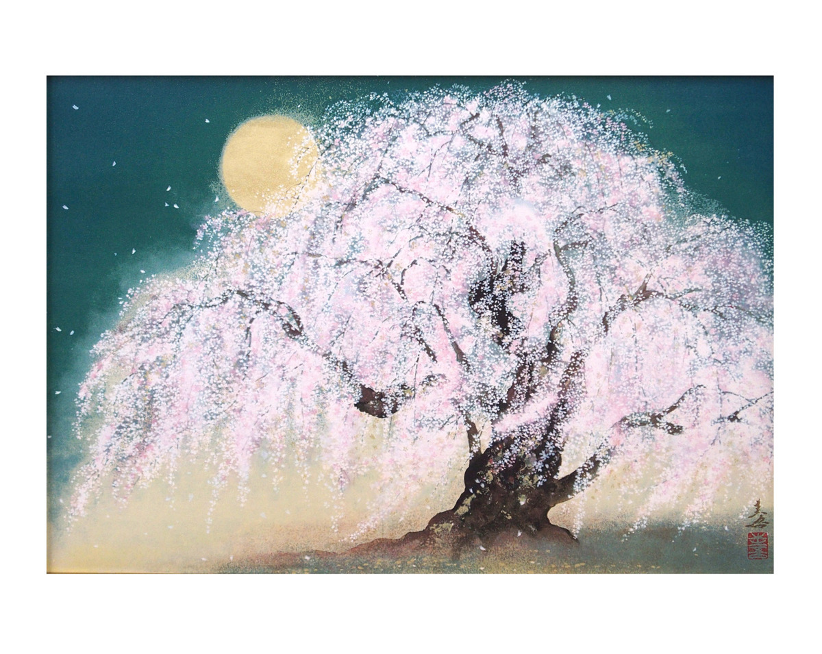 ENCHANTE/高沢圭一「長い髪」 /キャンバスに油彩4号/サインシール有り ...