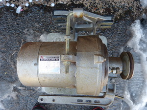 [ secondhand goods ] Mitsubishi clutch motor SUPER LINE CB-252C 250W POLE2 industry for sewing machine present condition goods 