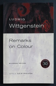 本/ヴィトゲンシュタイン/色彩について/英語/ドイツ語/Wittgenstein/Remarks on Colour/English/German/ウィトゲンシュタイン/Anscombe