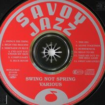 【SAVOY】VARIOUS ARTISTS　SWING... NOT SPRING!　FRANK ROSOLINO　THAD JONES　TERRY GIBBS　STAN LEVEY　ELVIN JONES_画像3