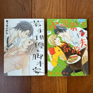 「小説家と家政夫」「若手俳優と脚本家」2冊セット　梶ヶ谷ミチル