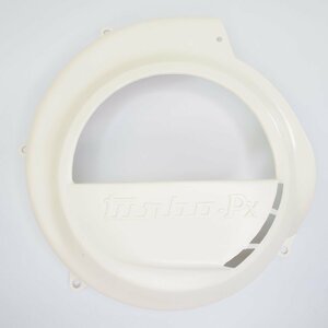 Flywheel Cover TURBO white for Vespa P200E P150X P125X VNA VNB GT GTR Super VBA VBB GL Sprint Super ベスパ フライホイールカバー